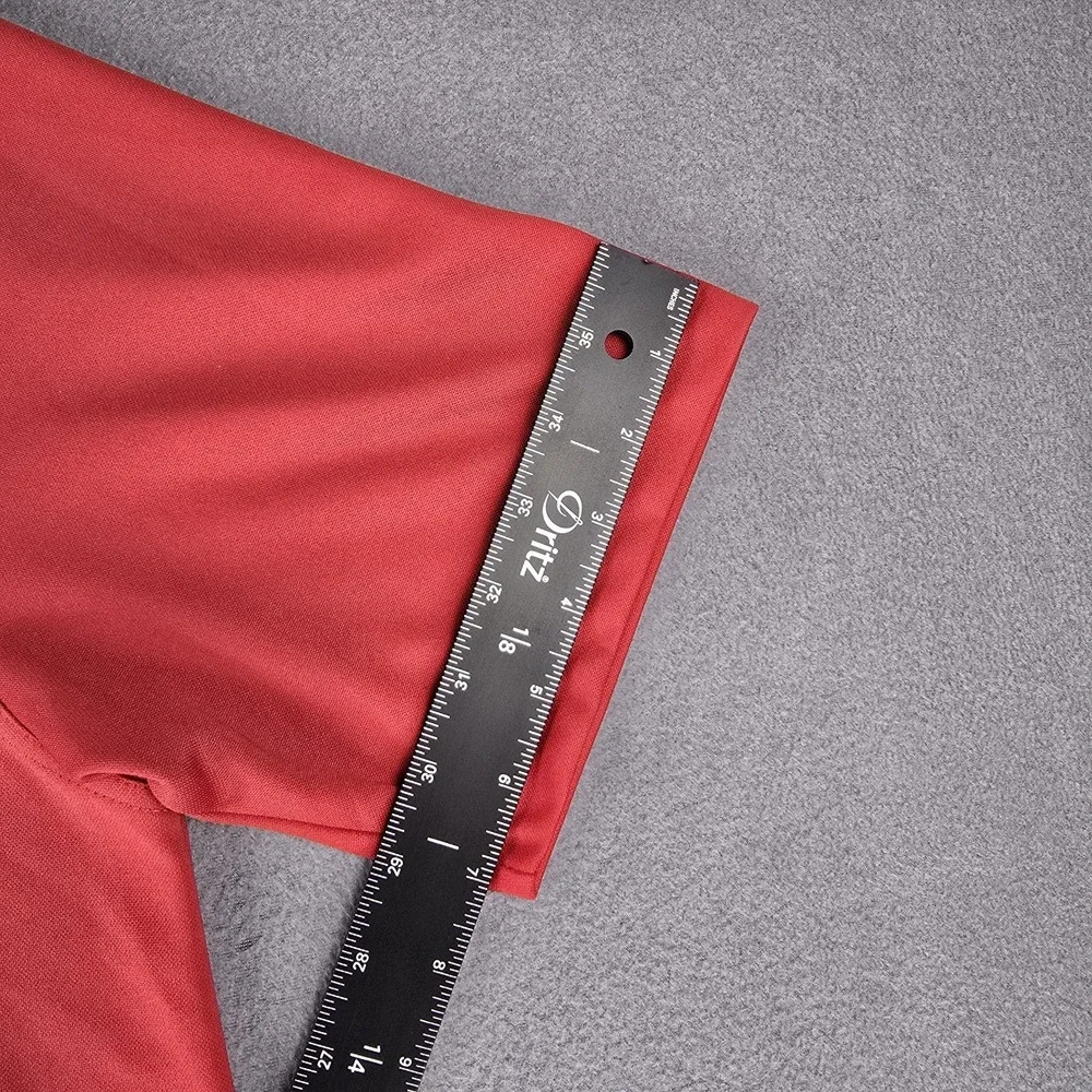 Callaway Golf‎ Shirt X Series Polo Red Mens Medium Stretch Performance Bomb - Picture 7 of 10